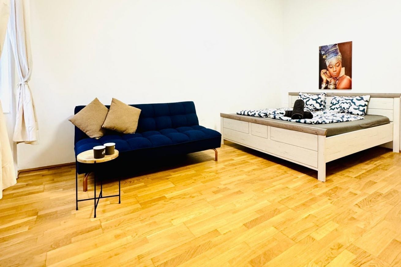 1 soverom og sengetøy