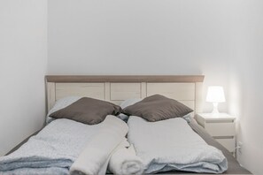 1 غرفة نوم وواي فاي وملاءات أسرّة