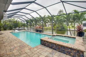 House (3 Bedrooms) | Front of property - Tranquil Waterfront Home w/ Pool in Cape Coral! (Cape Coral)