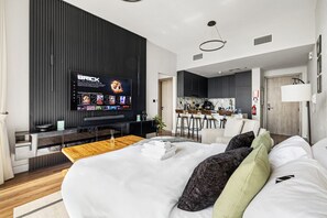 1 chambre, fer et planche à repasser, Wi-Fi, draps fournis