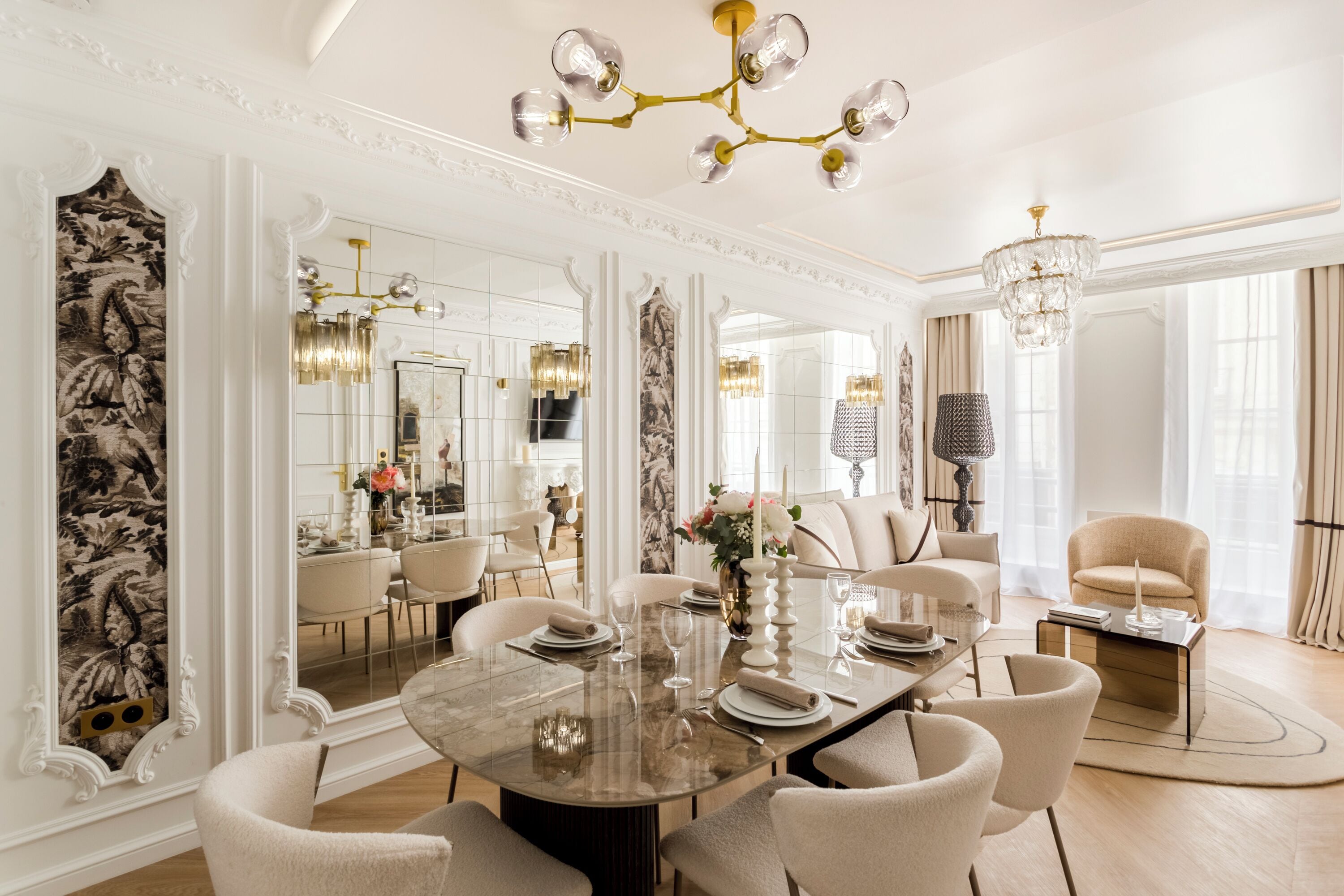 Apartment | Living area | 32-inch Smart TV with cable channels, Netflix, streaming services