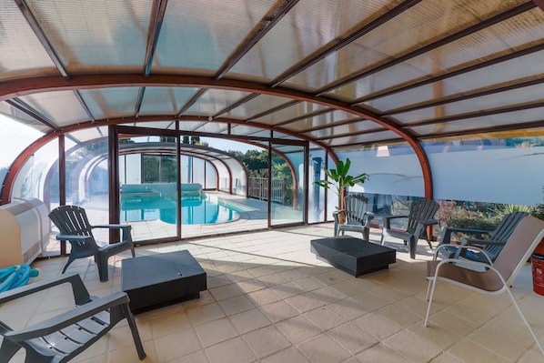 Pool - Holiday Home 'Maison Tournesol' with Shared Pool, Wi-Fi and Air Conditioning (Castelnaud-la-Chapelle)