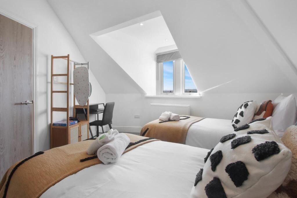 公寓 (Group Getaway – Stylish 2-Bed Cardi) | 2 多间卧室、免费 WiFi