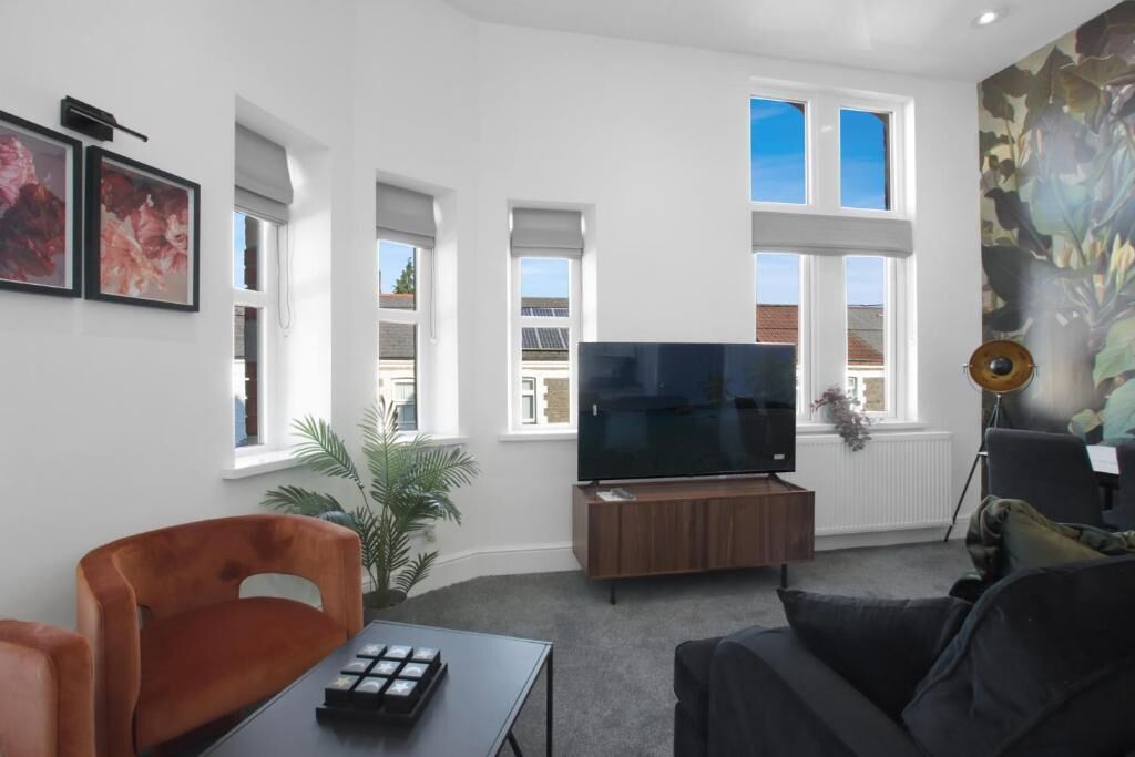 Huoneisto (The Cardiff Comfort – 2-Bed Apartme) | Olohuone