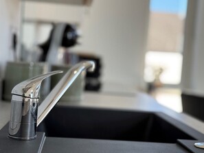 Apartment (The Family Nest – 3-Bed Apartment w) | Private kitchen | Cookware/dishes/utensils - The Family Nest 3-bed Apartment With Parking (Cardiff)