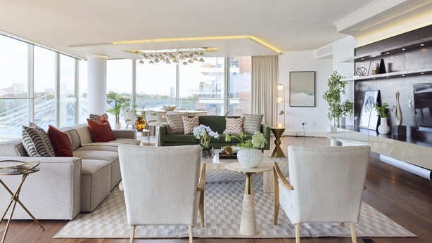 Apartment | Living area - Battersea Riverside Luxury Apartment (London)