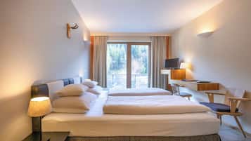 Superior Double or Twin Room, Balcony, Mountain View | In-room safe, blackout drapes, soundproofing, iron/ironing board