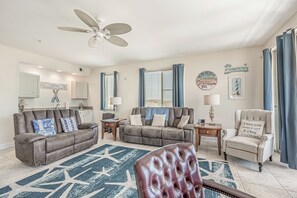 Smart TV, offices - Ocean View l 5BR OBLV4C l Pool l Sleeps 16 l Luxury Villa (N. Myrtle Beach)