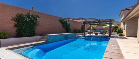 House, 4 Bedrooms | Pool | A heated pool