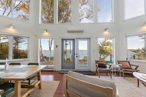 Dining - Owl's Landing: Bright 3-Bed Coastal Home with Loft, Screen Room & Ocean Views (Prince Edward Island)