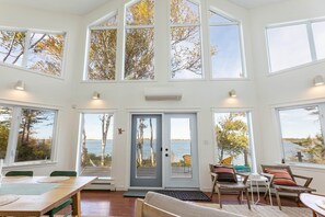 Dining - Owl's Landing: Bright 3-Bed Coastal Home with Loft, Screen Room & Ocean Views (Prince Edward Island)