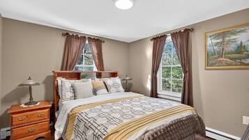 4 slaapkamers, een strijkplank/strijkijzer, wifi, beddengoed