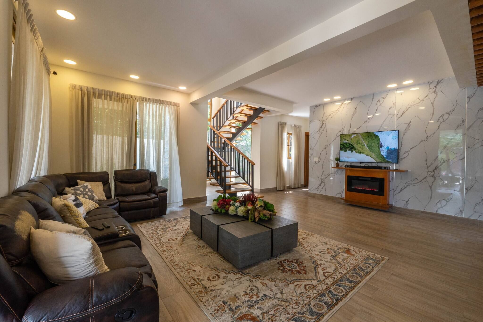 Vila, 3 kamar tidur, Boleh Merokok, kolam renang pribadi | Ruang keluarga