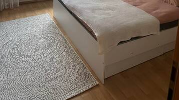 1 bedroom, iron/ironing board, travel crib, free WiFi