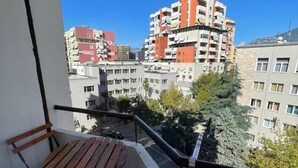 Estudio, 1 habitación, balcón, vista a la montaña | Balcón