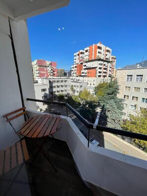 Studio, 1 Bedroom, Balcony, Mountain View | Balcony - Boutique Central Studio Apartments (Tirana)