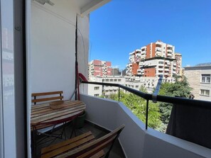 Estudio, 1 habitación, balcón, vistas a la montaña | Balcón