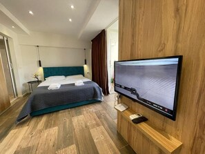 Estudio, 1 habitación, balcón, vistas a la montaña | 1 dormitorio