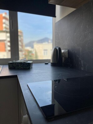 Studio, 1 soverom, balkong, fjellutsikt | Utsikt fra overnattingsstedet