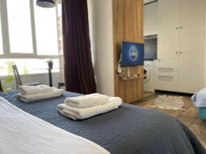 Studio, 1 soverom, balkong, fjellutsikt | 1 soverom