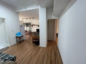 Living room - Flora - Modern Rooftop Apartment With Balcony (Tirana)