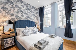 2 soverom, strykejern/-brett, reiseseng for barn og wi-fi