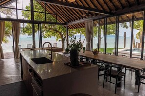 Villa, 5 Bedrooms, Smoking, Private Pool | Dining room - Kalamari Luxury Beach Front Villa (Koh Samui)