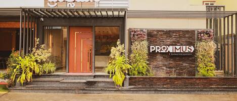 Façade de l’hébergement