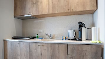 Comfort-Studio, Nichtraucher, Stadtblick | Eigene Küche | Espressomaschine, Wasserkocher mit Kaffee-/Teezubehör, Wasserkocher