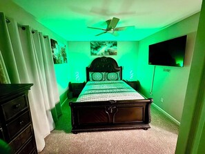 2 dormitorios, tabla de planchar con plancha, wifi y ropa de cama