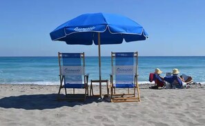 Liggestole, badehåndklæder