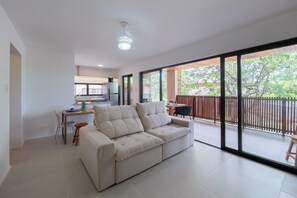 Basic Apartment | Living area | 32-inch Smart TV with digital channels