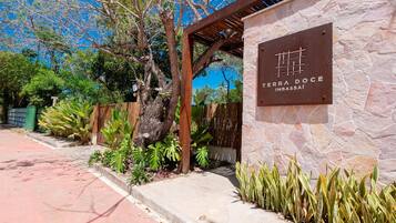 Apartamento básico | Detalhe da fachada