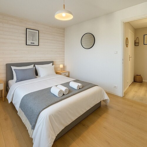 T2 Moderne et Confortable - Quartier residentiel en Ville, Tout Proche du Centre