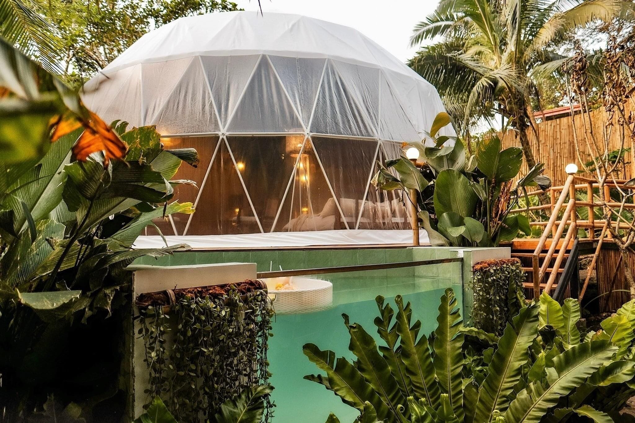 家庭帐篷房, 私人游泳池, 泳池景观 | 免费 WiFi