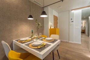 Appartement, vue ville | Coin séjour