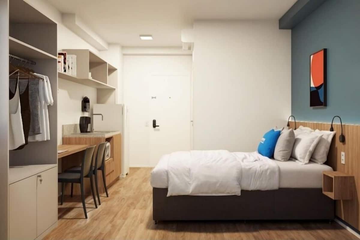 In-room safe, desk, laptop workspace, blackout curtains