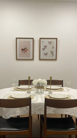 Essbereich im Zimmer