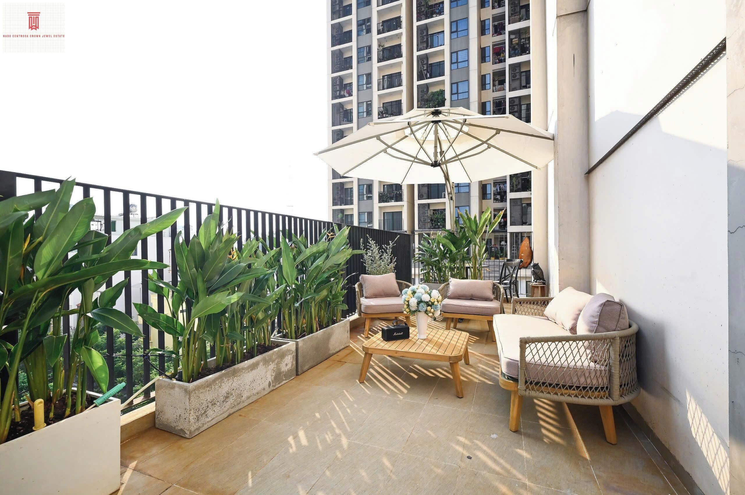 Appartement Deluxe, 2 chambres, non-fumeurs, vue ville | Balcon