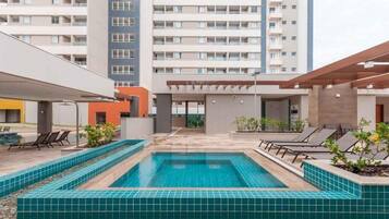 Indoor pool, outdoor pool