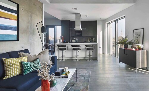 Shoreditch Penthouse with 2 balconies