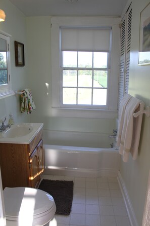 Hair dryer, towels