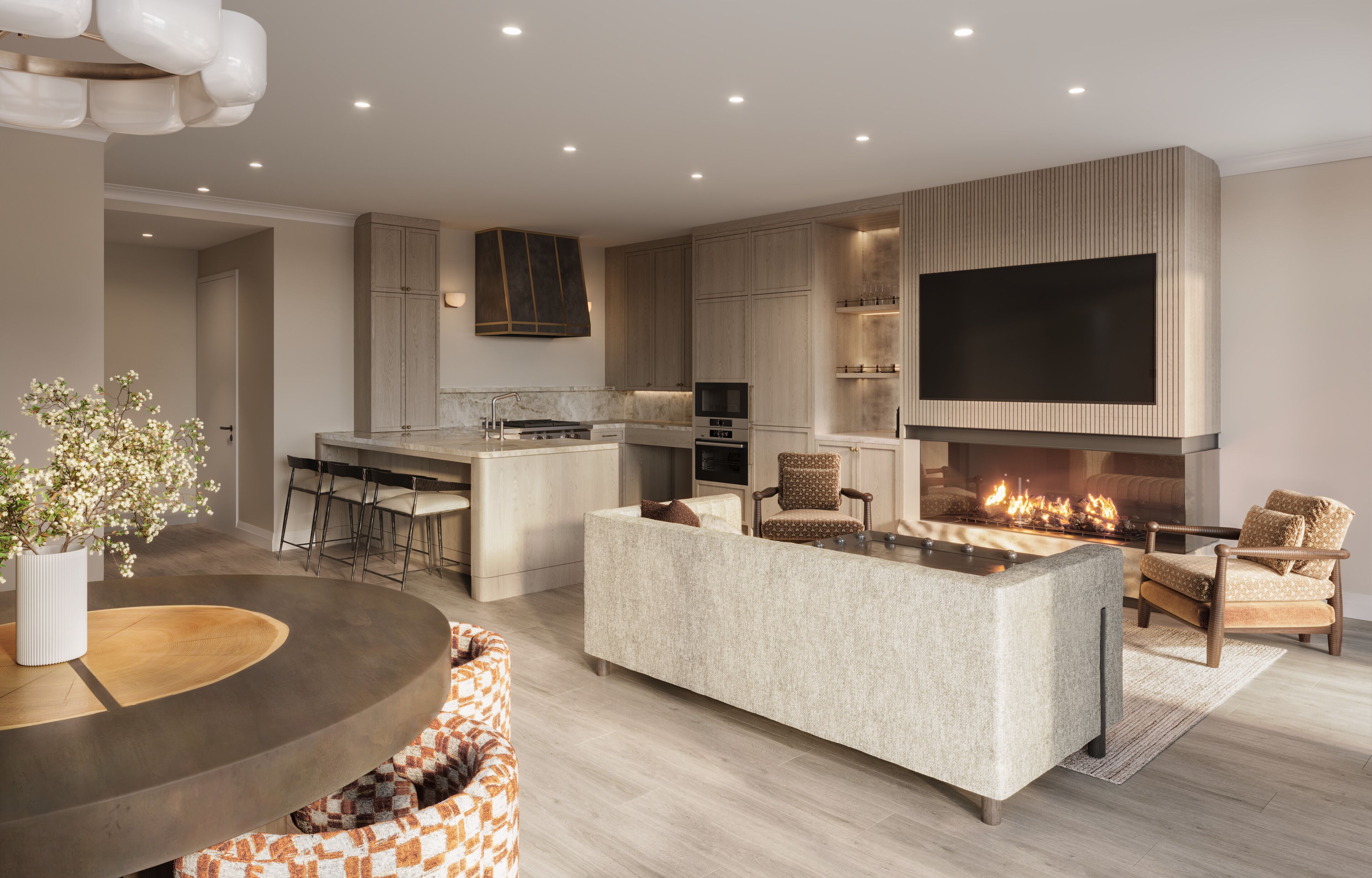 Ajax Penthouse | Área de sala de estar