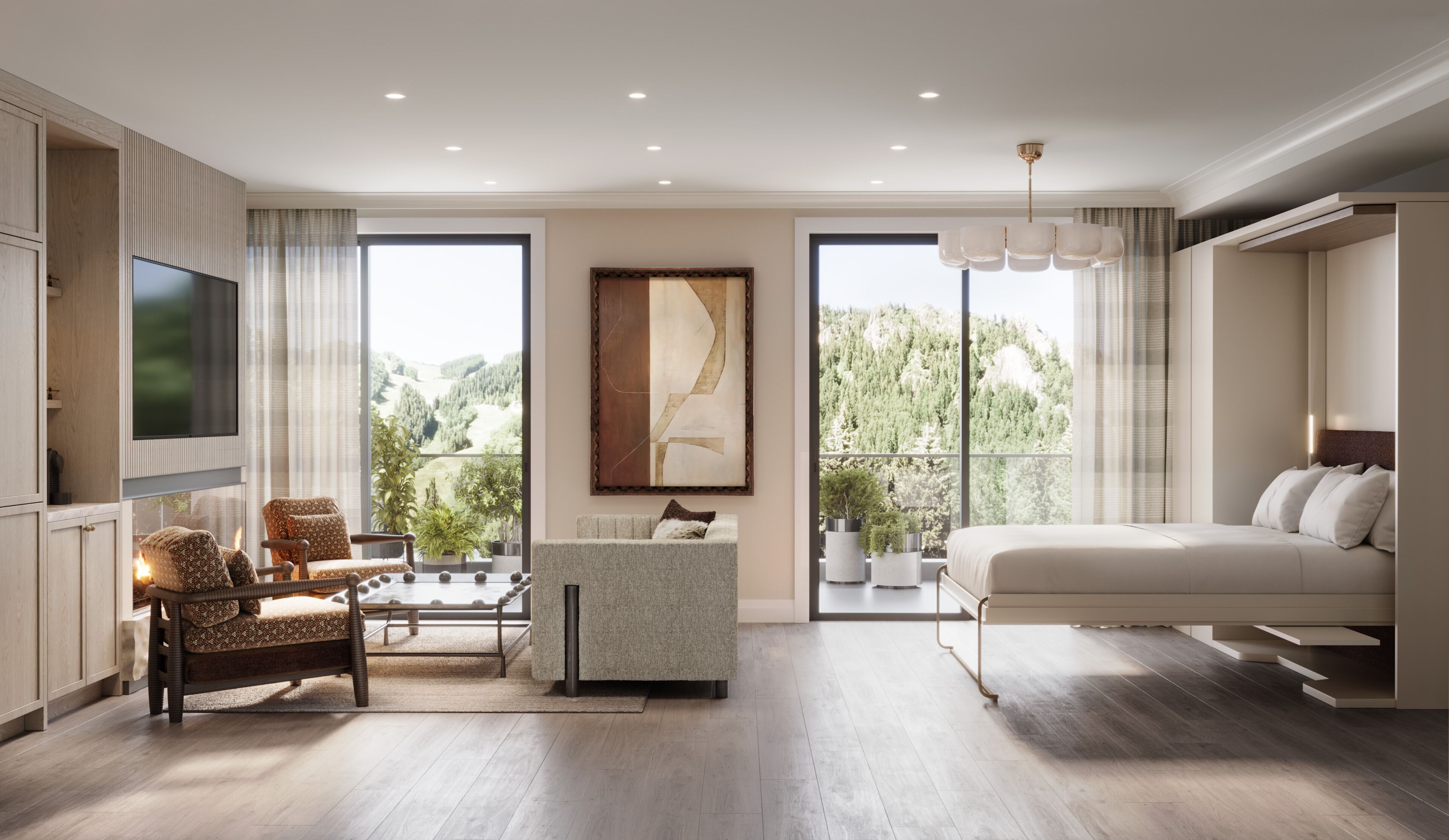 Ajax Penthouse | Área de sala de estar