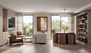 Ajax Penthouse | Living area - White Elephant Aspen (Aspen)