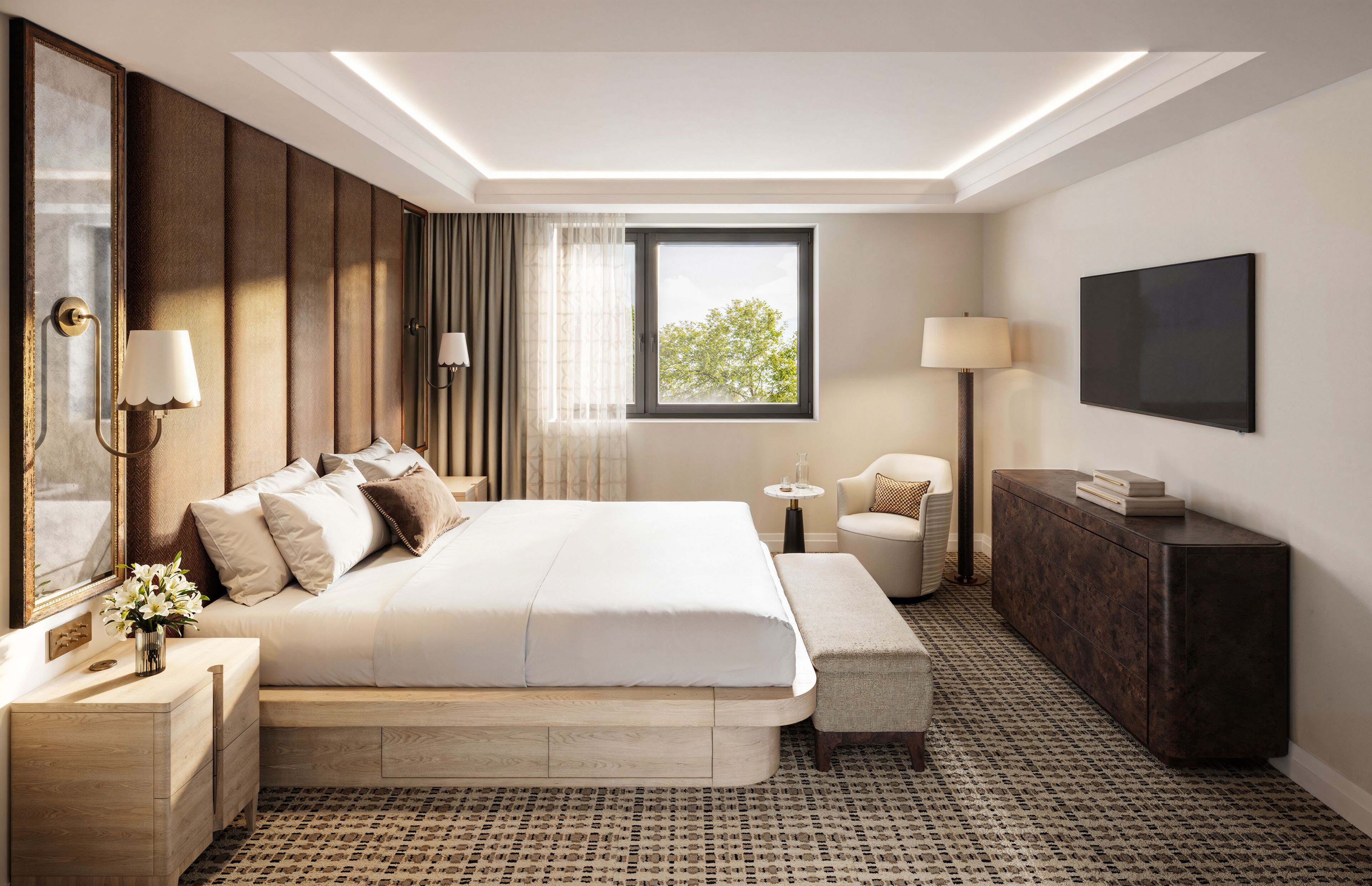 Coffres-forts dans les chambres, rideaux occultants