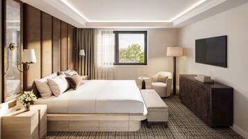 In-room safe, blackout drapes, iron/ironing board, free WiFi