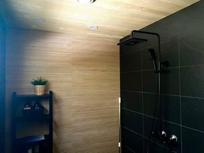 Hair dryer, towels