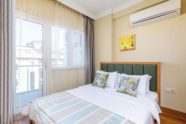 1 chambre, fer et planche Ă repasser, Wi-Fi, draps fournis