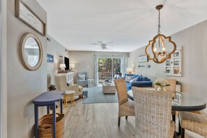 Villa, 1 King Bed with Sofa bed, Balcony, Garden View (1659 Bluff Villas) | Living area - 1659 Bluff Villas at The Sea Pines Resort (Hilton Head Island)